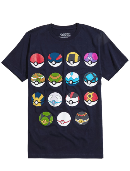 dragon ball pokeball shirt